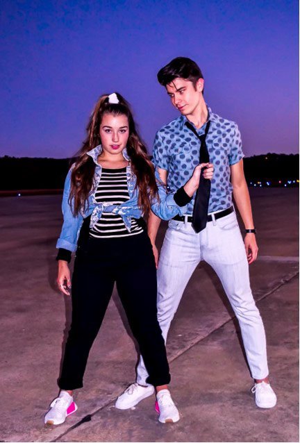 Courtesy Photo Taylor Edwards is Ariel and Michael Myers is Ren in the Pilot Arts production of "Footloose."
