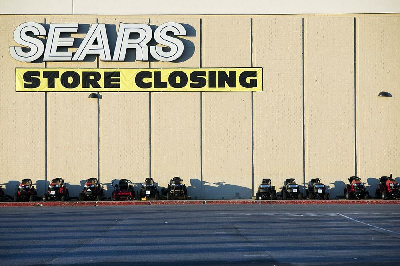 A Sears retail store with a &quot;Store Closing&quot; banner in Hagerstown, Md., on July 30, 2017. (Kristoffer Tripplaar/Sipa USA/TNS)