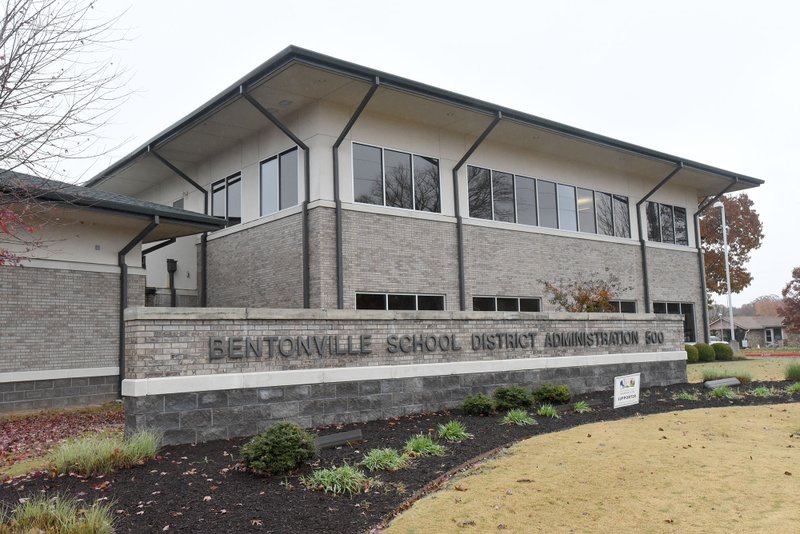Bentonville School District administration building.