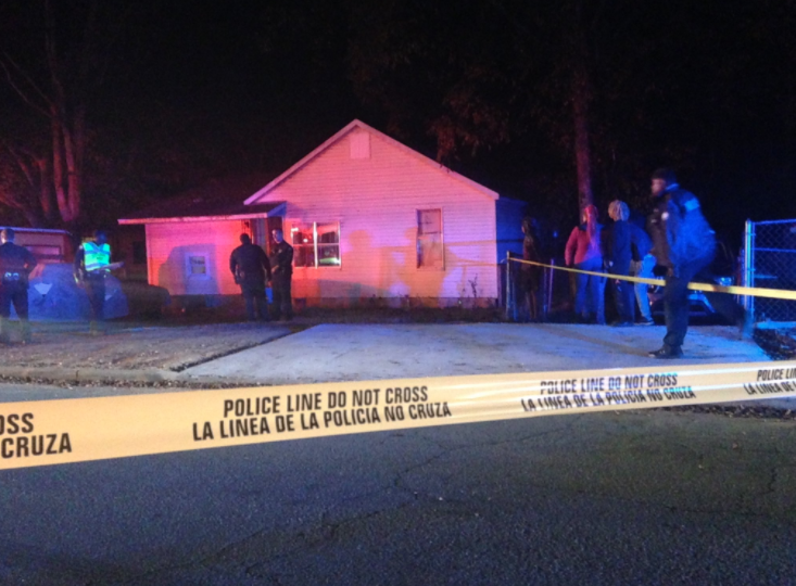 Police investigate a shooting Thursday night in Little Rock.