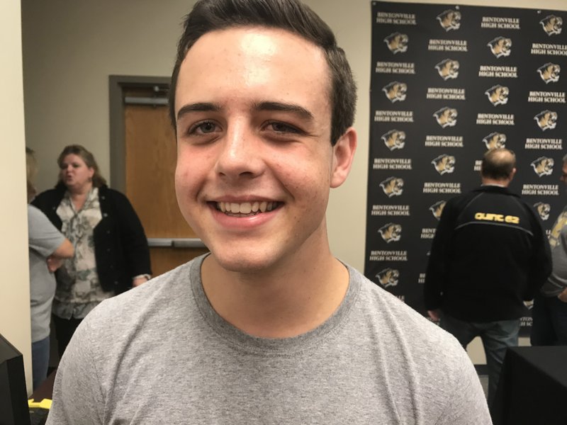 Bentonville lacrosse player Brendan Miklos signed a national letter of intent with Montevallo, an NCAA Division II school located in Pelham, Ala.