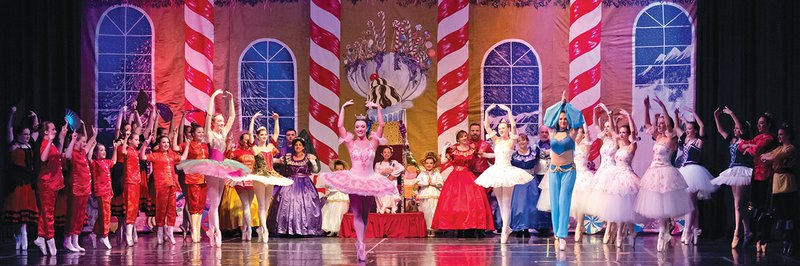 Alex McNabb, from left, front, Elaina Morgan, Amy Bramlett, Katie Wilson and Allison Erby dance in North Arkansas Dance Theatre’s The Nutcracker performance last year. The theater will perform the play again at 7 p.m.
Friday and at 2:30 p.m. and 7 p.m. Saturday. Performances will take place at the University of Arkansas Community College at Batesville’s Independence Hall.