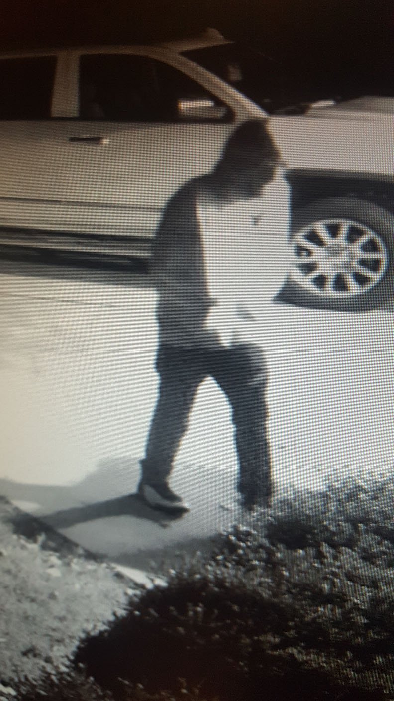 Submitted photo The Siloam Springs Police Department is asking for helping identify this suspect who was captured by a surveillance camera attempting to break into vehicles in the early morning hours of Nov. 11. Anyone with information about the suspect or the incident can call 479-524-4118 or email tips@silaomsprings.com.