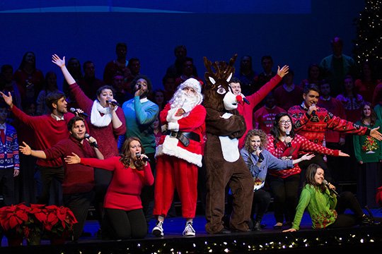 Submitted photo CELEBRATE: Ouachita Baptist University's School of Fine Arts will present "A Festival of Christmas" at 7:30 p.m. Dec. 1-2 in Jones Performing Arts Center. This year's performances mark the 25th anniversary of the event and of the construction of Jones Performing Arts Center. To celebrate both of these, this year's theme is "A Festival of Christmas: Celebrating 25 Years of Joy."