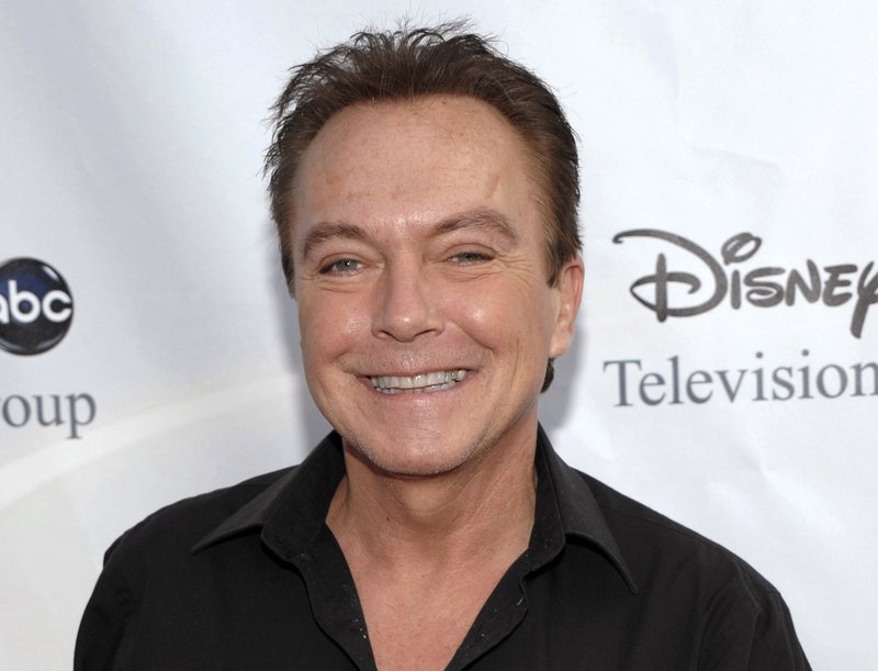 FILE - In this Aug. 8, 2009, file photo, actor-singer David Cassidy arrives at the ABC Disney Summer press tour party in Pasadena, Calif. Former teen idol Cassidy of "The Partridge Family" fame has died at age 67, publicist said Tuesday, Nov. 21, 2017. (AP Photo/Dan Steinberg, File)
