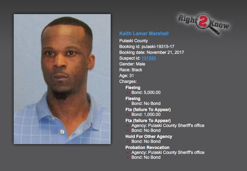 Keith Marshall, 31, of North Little Rock