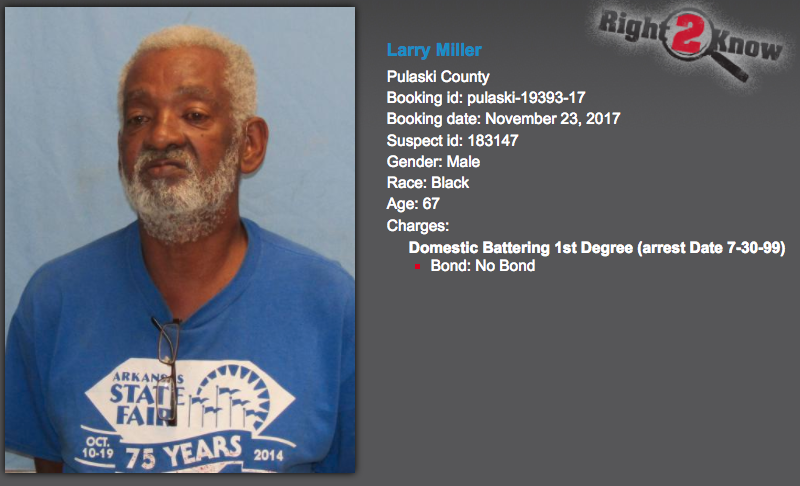 67-year-old Larry Miller of Little Rock