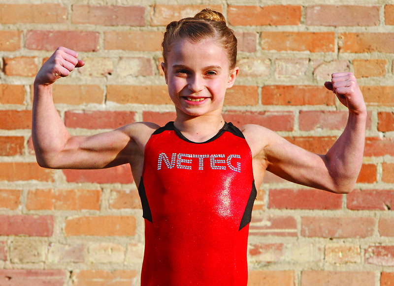 El Dorado's Anabelle Dewey, 9-year-old daughter of Eric and Christy Dewey, currently competes at North East Texas Elite Gymnastics. She will compete next week at the TOPS A National Team in Houston and hopes to, one day, become an Olympian.