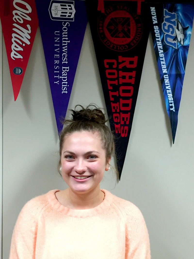 Photo submitted Abigail Hornbuckle, a sophomore at Siloam Springs High School, will represent the school at a Hugh O'Brian Leadership Conference.