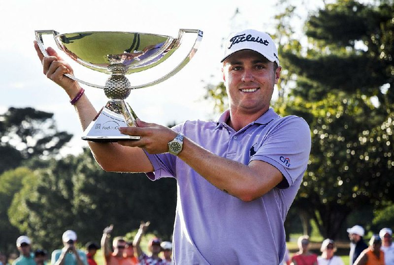 Justin Thomas received a $10,945,000 bonus for winning the FedEx Cup, then forgot about it the next week. 
