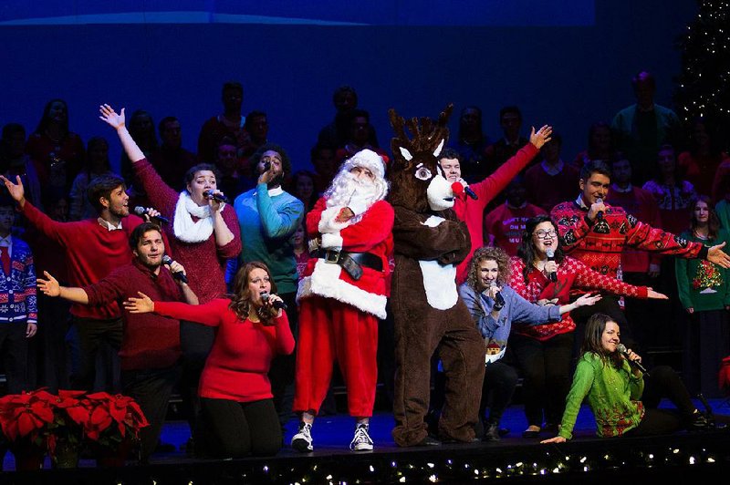 Ouachita Baptist University’s Concert Choir, Ouachita Sounds, Women’s Chorus and Ouachita Singers will headline the School of Fine Arts’ “A Festival of Christmas,” Friday-Saturday at OBU in Arkadelphia.
