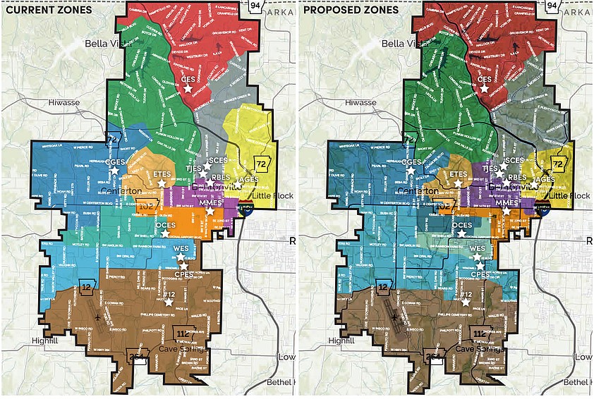 Bentonville School Board hears rezoning plan | Northwest Arkansas ...