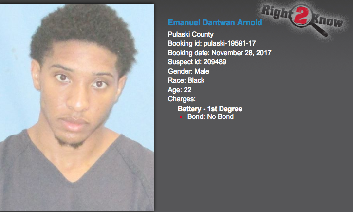 Emanuel Arnold, 22, of Conway