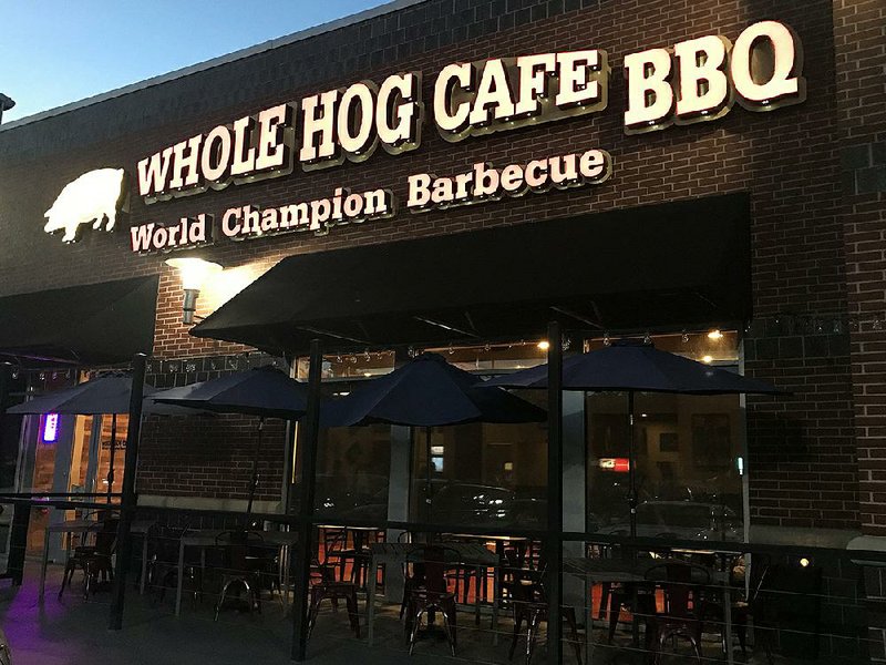 The exterior of Whole Hog Cafe, 14524 Cantrell Road, Little Rock.