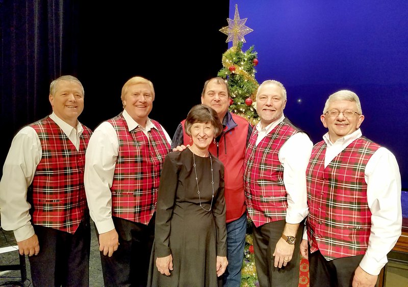 SUBMITTED The Sonshine Quartet, originating from Gravette, invites the community to a free concert on Sunday at the Performing Arts Center at Gravette High School.