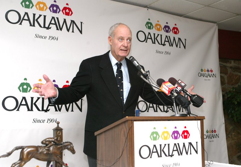 Charles Cella talks to a group at an announcement breakfast in Hot Springs in this February 4, 2010, file photo.  (The Sentinel-Record/Richard Rasmussen)
