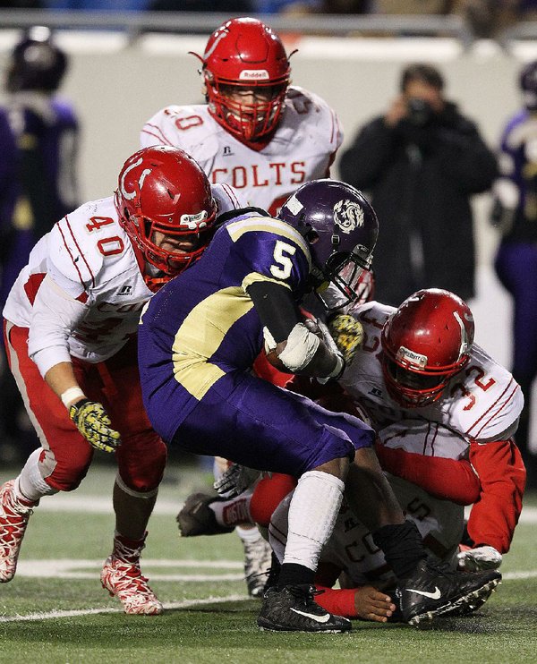 ARKANSAS HIGH SCHOOL FOOTBALL Colts ride defense to championship