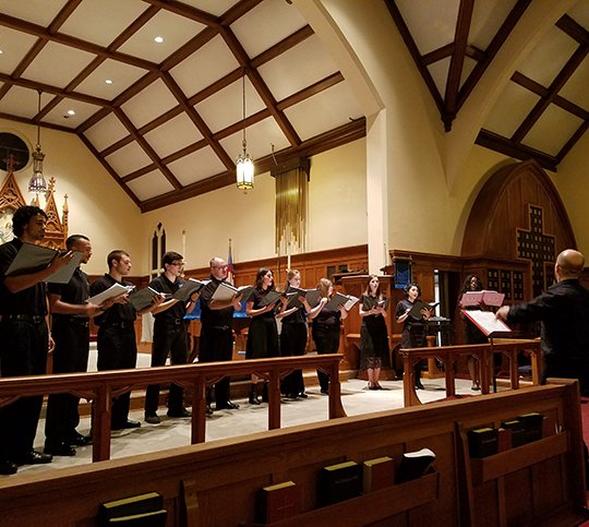 Submitted photo MIDWINTER: National Park College Singers presented "Midwinter" for their holiday choral concert Tuesday at St. Luke's Episcopal Church.