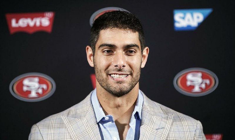 Quarterback Jimmy Garoppolo’s 2-0 start for San Francisco has one columnist feeling optimistic about the
49ers moving forward.