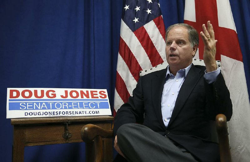 Doug Jones said Wednesday in Birmingham that he had “a very gracious” phone call with President Donald Trump in which he congratulated Jones on his Senate victory and invited him to the White House.  