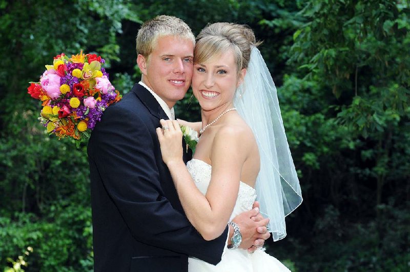 Austin and Ashton Samuelson were married on June 14, 2008, in Berry Chapel at Ouachita Baptist University in Arkadelphia. They met on that campus during Super Summer when they were 15 years old. 