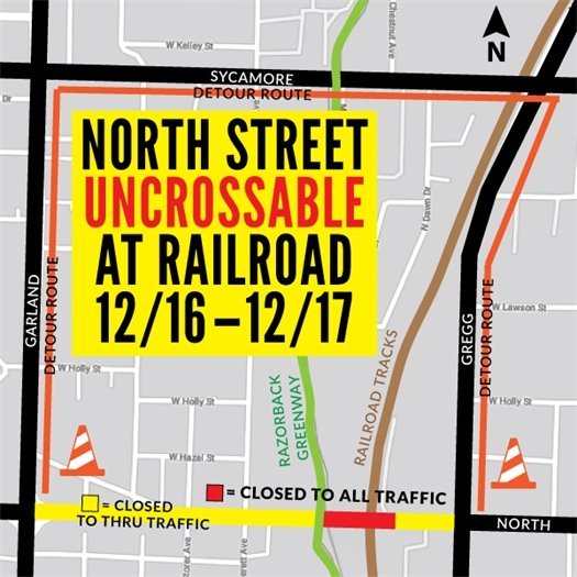North Street railroad info.