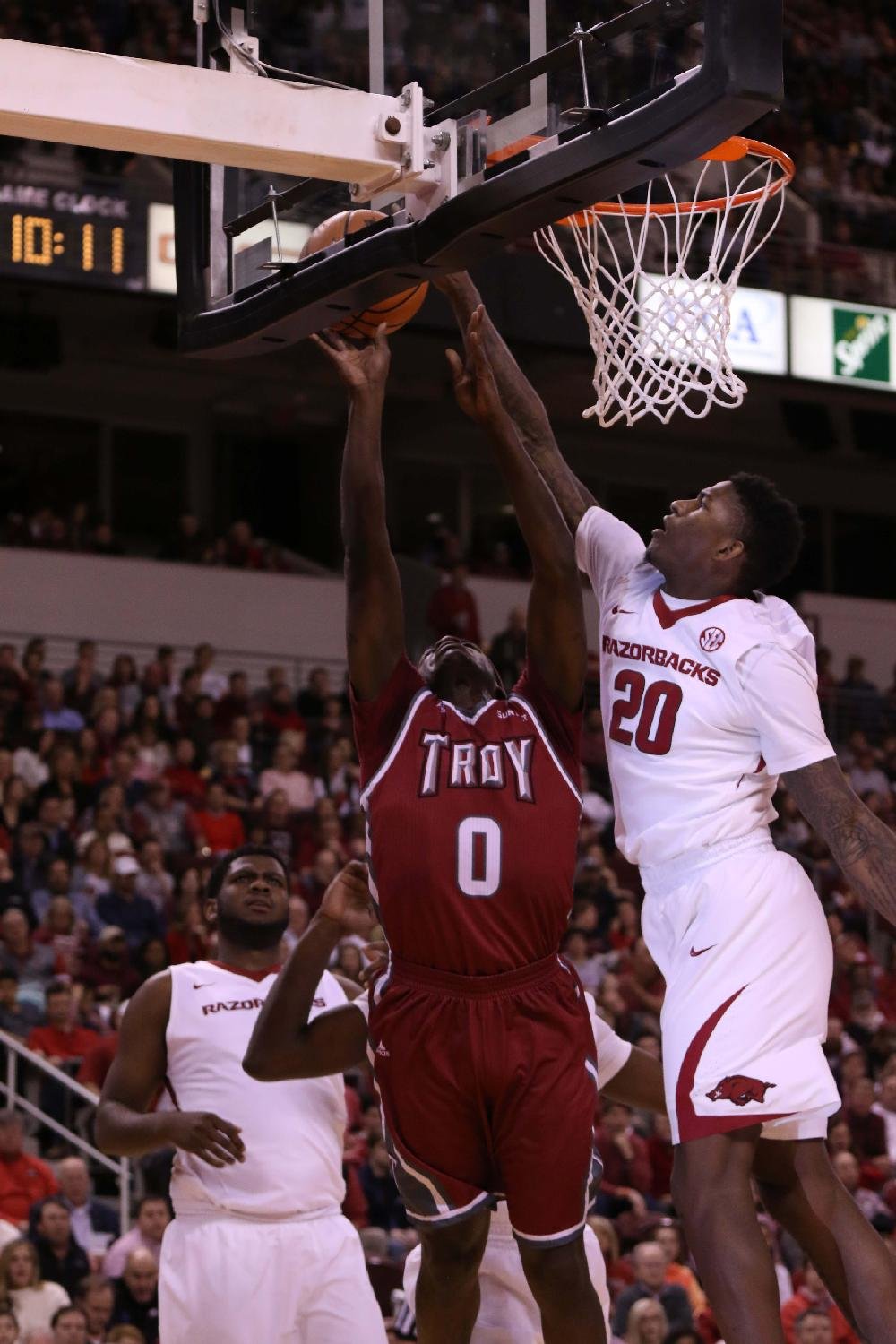 Arkansas Beats Troy At Verizon Arena | The Arkansas Democrat-Gazette ...