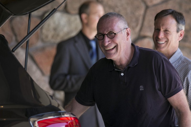 John Skipper, president of ESPN Inc. and co-chairman of Disney Media Networks, shown arriving for a 2014 confere3nce in Idaho. Skipper resigned his position Monday, citing years of substance abuse. MUST CREDIT: Bloomberg photo Scott Eells