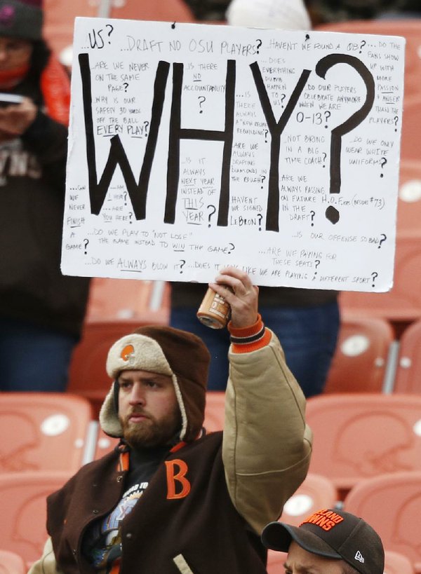 Browns fans set to walk season off | Northwest Arkansas Democrat-Gazette