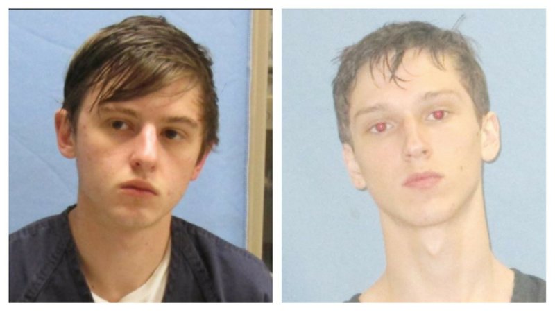 Seth Welch, 18, left; and Weston Anglin, 16