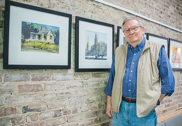Richard Stephens has a variety of his artwork on display at The Avenue Restaurant in The Waters Hotel in Hot Springs. Stephens recently received the Individual Artist Award from the Arkansas Arts Council’s 2018 Governor’s Arts Award program and will be honored at a luncheon later in the spring.