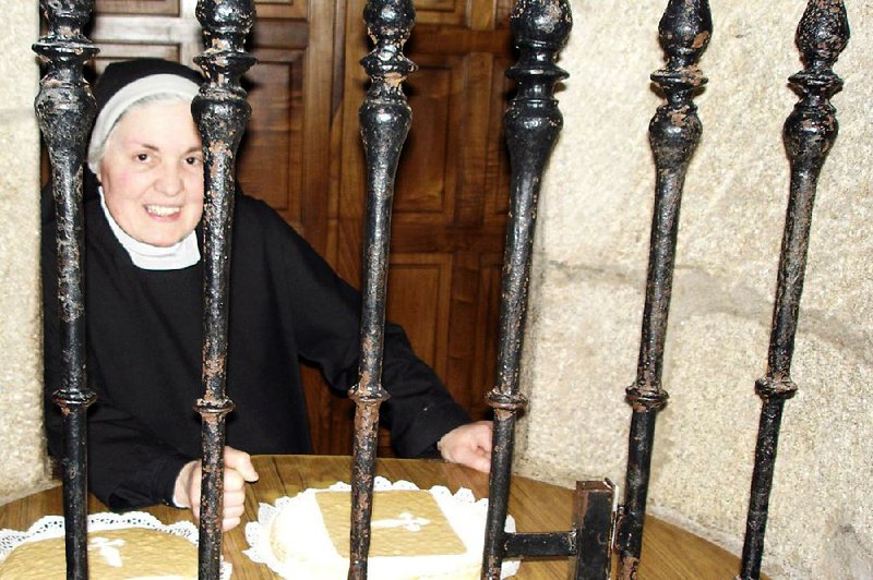 Nuns throughout Spain bake and sell specialty treats, such as these almond cakes in Santiago de Compostela.