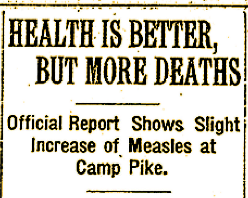 Headline from the Dec. 6, 1917, Arkansas Gazette