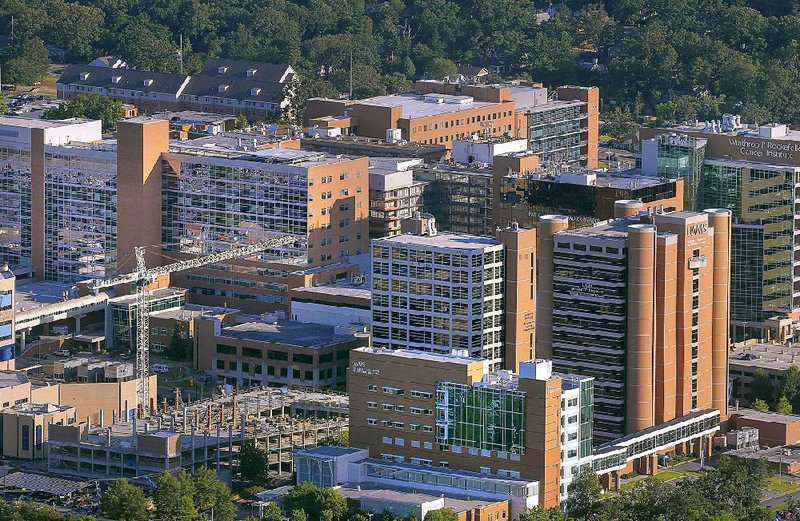 The University of Arkansas for Medical Sciences' Little Rock campus is shown in this file photo.