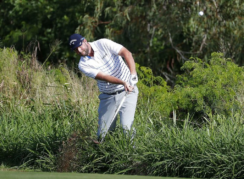 Marc Leishman played from a Hawaii resident’s backyard during last week’s Sentry Tournament of Champions. 