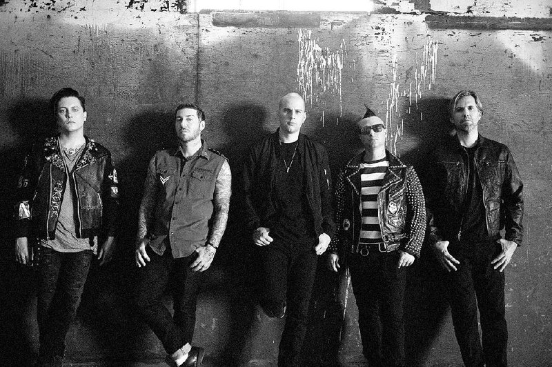 Avenged Sevenfold (shown) with Breaking Benjamin and Bullet for My Valentine bring heavy metal to North Little Rock’s Verizon Arena
