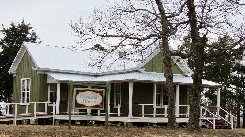 Cornwell House is the setting for exhibits detailing the history of Mount Nebo from the 19th century’s pioneering era to today’s operation as Arkansas’ second-oldest state park. 