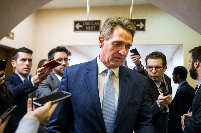 Sen. Jeff Flake said Thursday that the senators working on an immigration bill have an agreement in principle, but Sen. Tom Cotton called the plan “unacceptable.”  