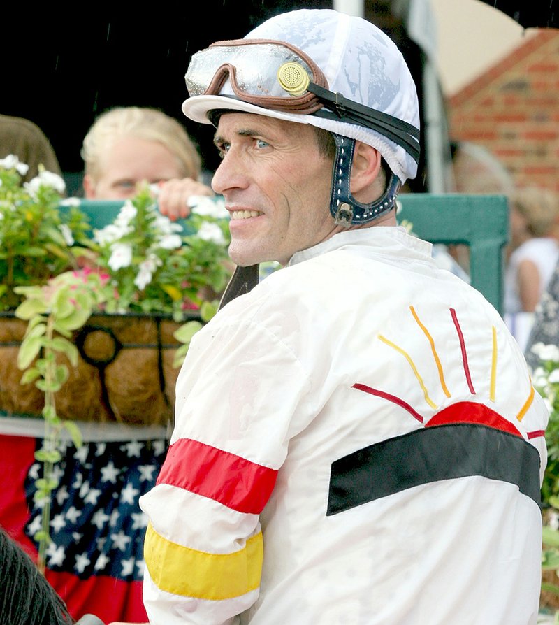 Submitted photo FIRST TIME FOR EVERYTHING: Hall of Fame jockey Gary Stevens will begin his first full-time season at Oaklawn Park with five mounts on opening day and 15 in the first three days.