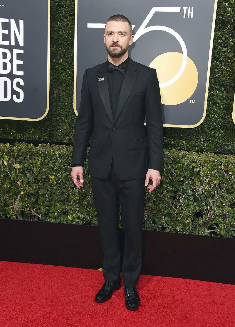 Justin Timberlake, pictured here at the Golden Globe Awards,is not bringing sexy back to Arkansas.
