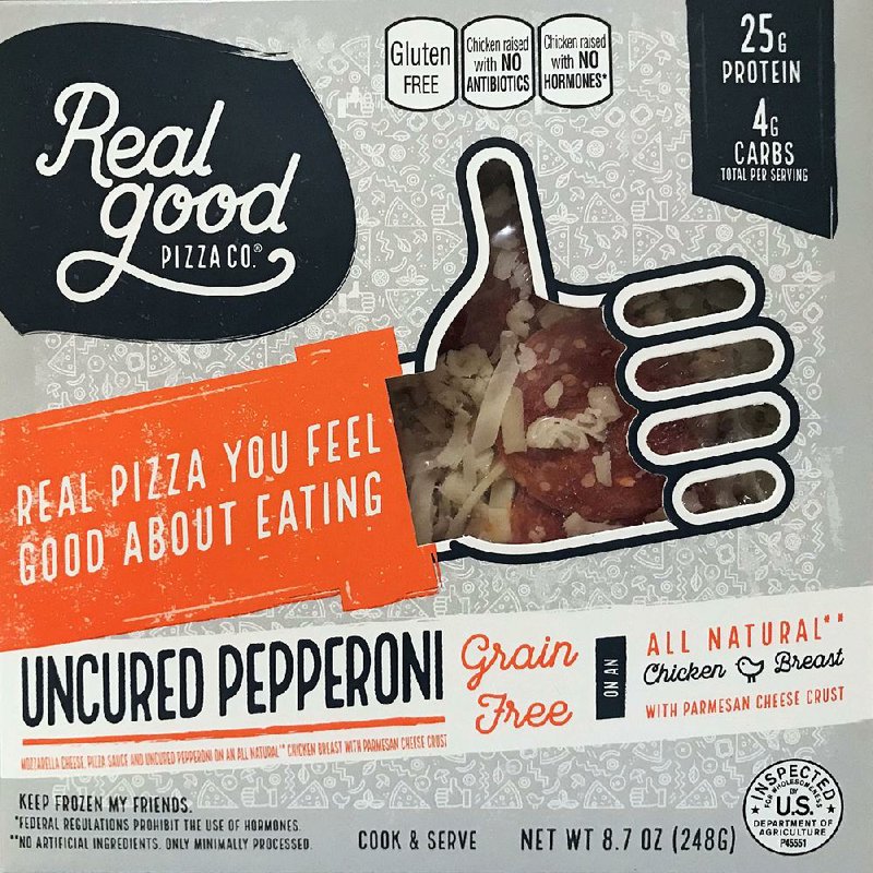 Realgood Pizza Co. frozen pizzas with chicken crust