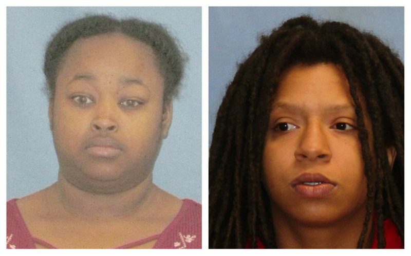 From left, Kiara Gilbert, 24, and Beatrice Hadley, 21