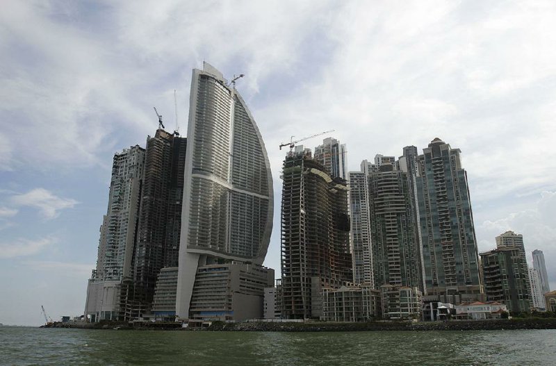 The sail-shaped Trump Ocean Club International Hotel and Tower stands in Panama City in this 2011 photo. The hotel’s owners’ association wants to install a new manager and kick out Trump Hotels, which it has accused of mismanagement and financial misconduct, but U.S. President Donald Trump’s company is resisting the move. 
