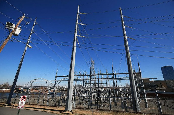 FILE — Entergy's Garland substation in Little Rock is shown in this file photo.