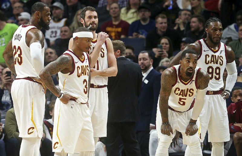 LeBron James (left) and the Cleveland Cavaliers are going through their annual January freeze. It’s taking them longer to thaw this year, raising questions about whether they’re still the best team in the Eastern Conference or good enough to make their fourth consecutive NBA Finals. 