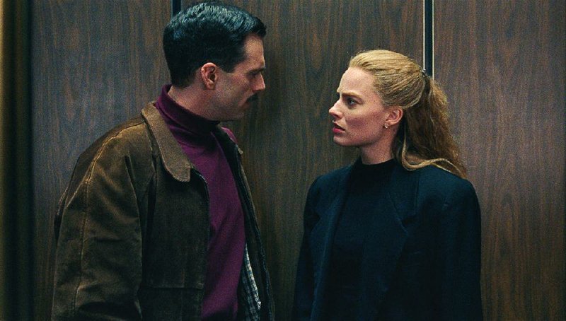 Jeff Gillooly (Sebastian Stan) and Tonya Harding (Margot Robbie) have a tempestuous, toxic relationship in I, Tonya, a surreal and sympathetic portrait of the Olympian skater.
