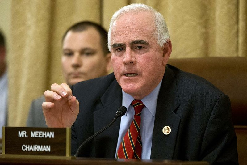 n this March 20, 2013 file photo, Rep. Patrick Meehan, R-Pa. speaks on Capitol Hill in Washington. 