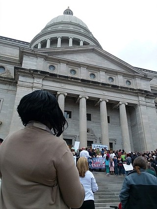Abortion opponents march at Capitol | The Arkansas Democrat-Gazette ...