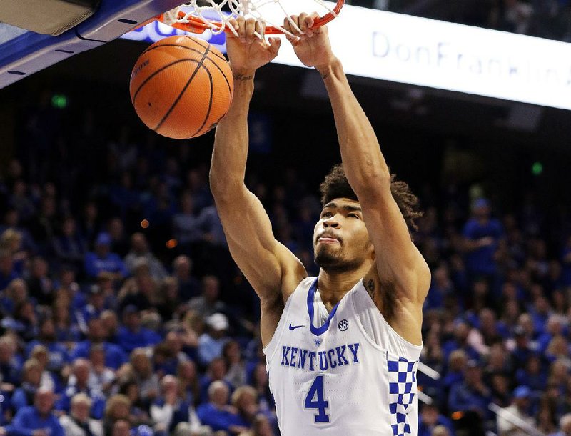 Nick Richards and the Kentucky Wildcats fell out of The Associated Press Top 25 poll this week for the first time since March 2014.