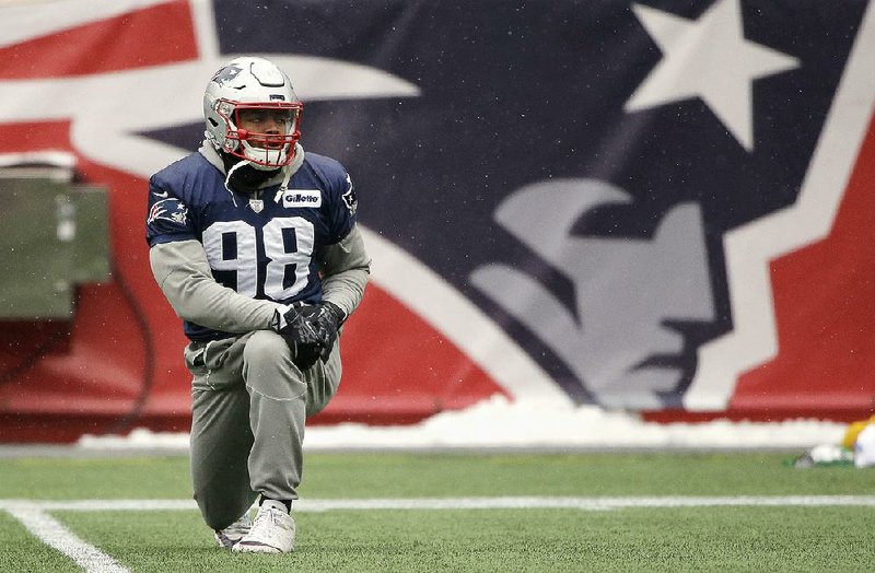 New England Patriots defensive end Trey Flowers, who played collegiately at Arkansas, led the Patriots with 6½ sacks in the regular season and has added one sack in the playoffs.  